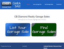 Tablet Screenshot of cbgaragesale.com